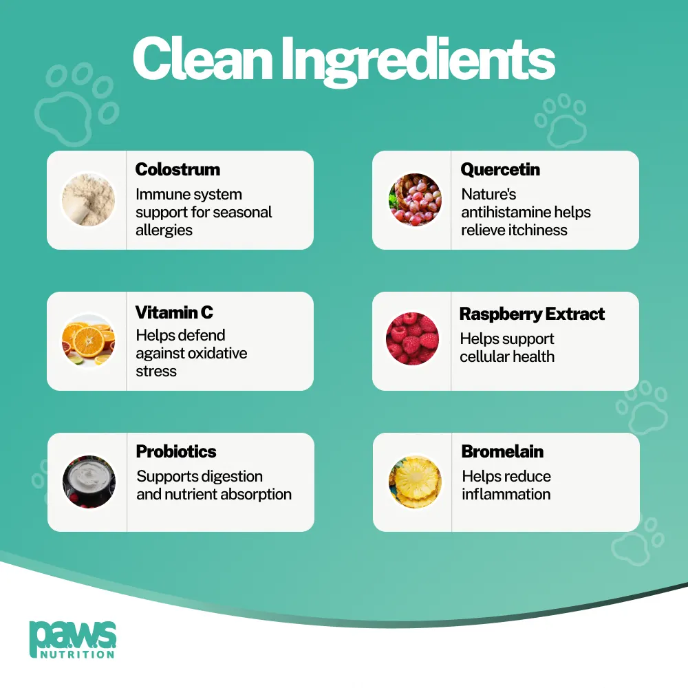 Immunity & Allergy Relief — Clean Ingredients